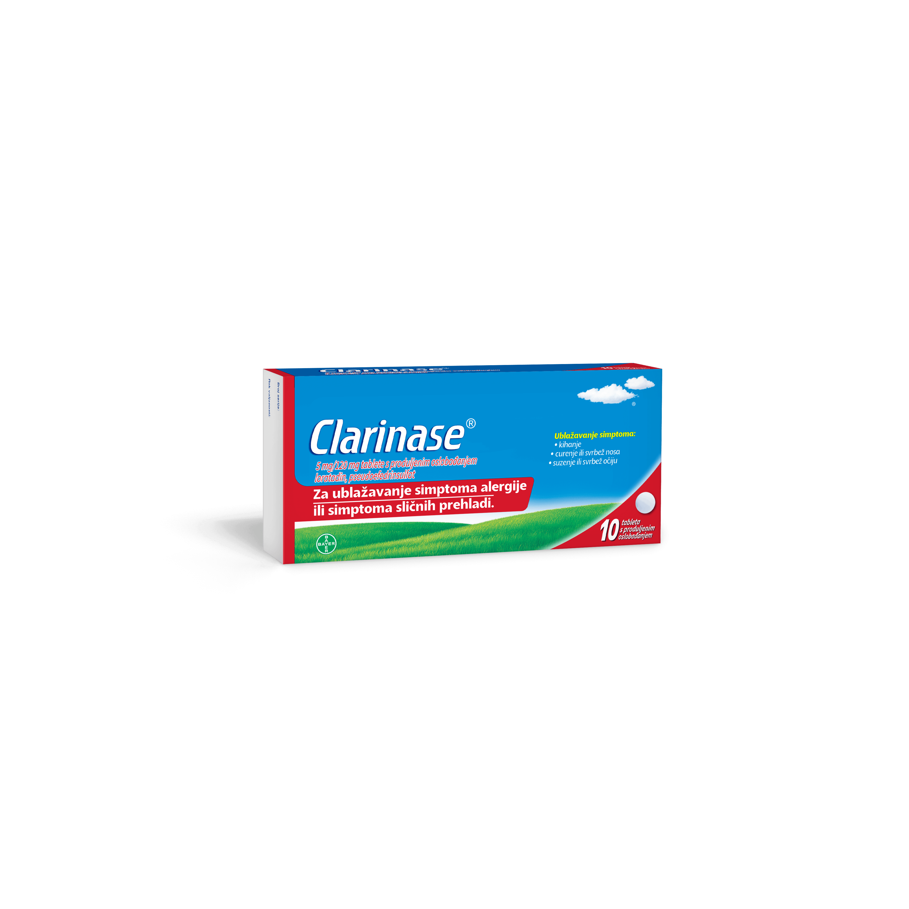 Clarinase® tablete s produljenim oslobađanjem tijekom 12 sati